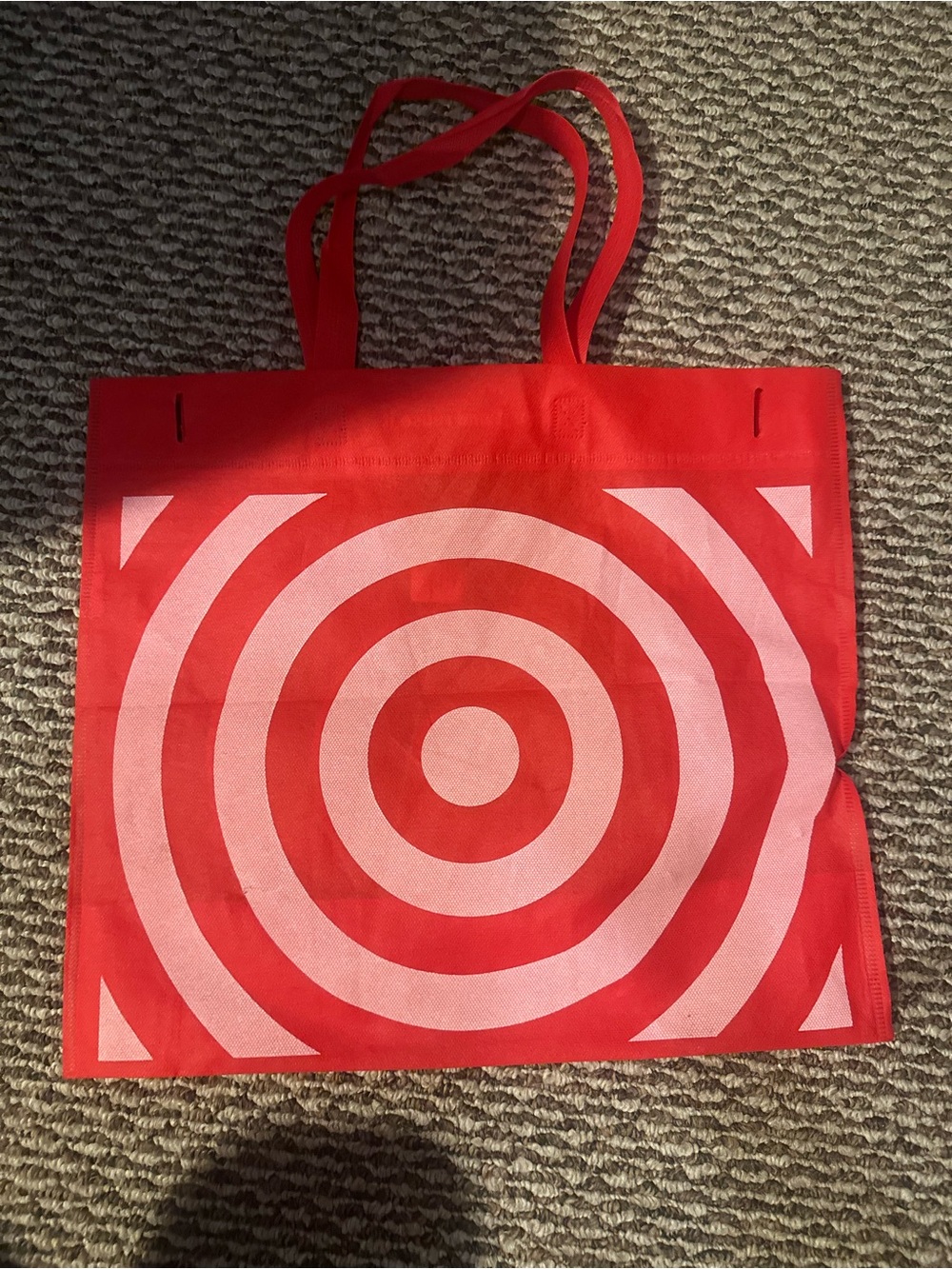 NEW Target Redesigned Reusable Grocery Shopping Tote Bag Washable Red Bullseye